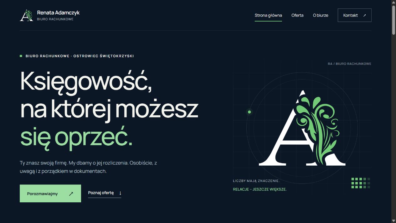 Podgląd strony Adamczyk Team