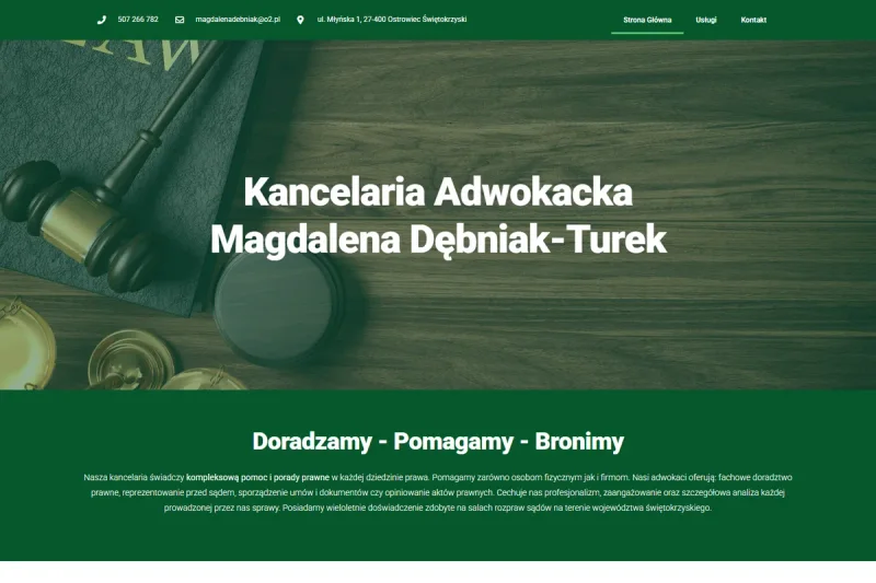 Podgląd realizacji Kancelaria Dębniak-Turek
