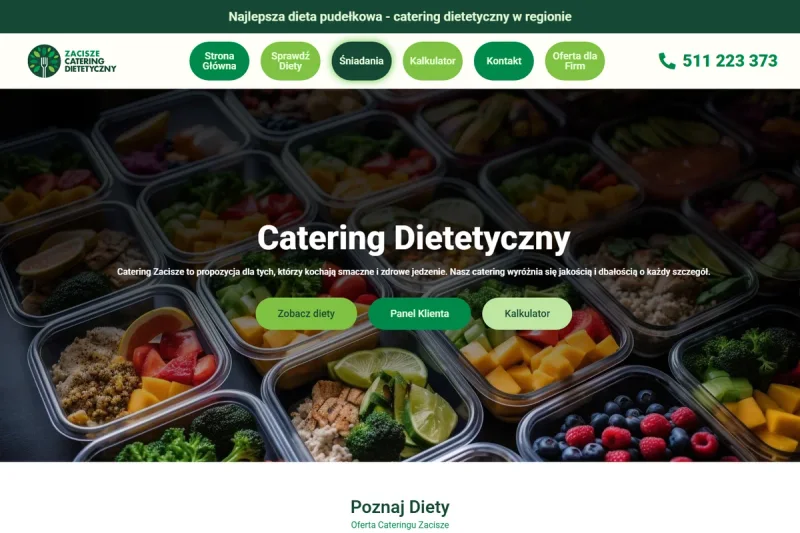 Podgląd realizacji Catering Zacisze