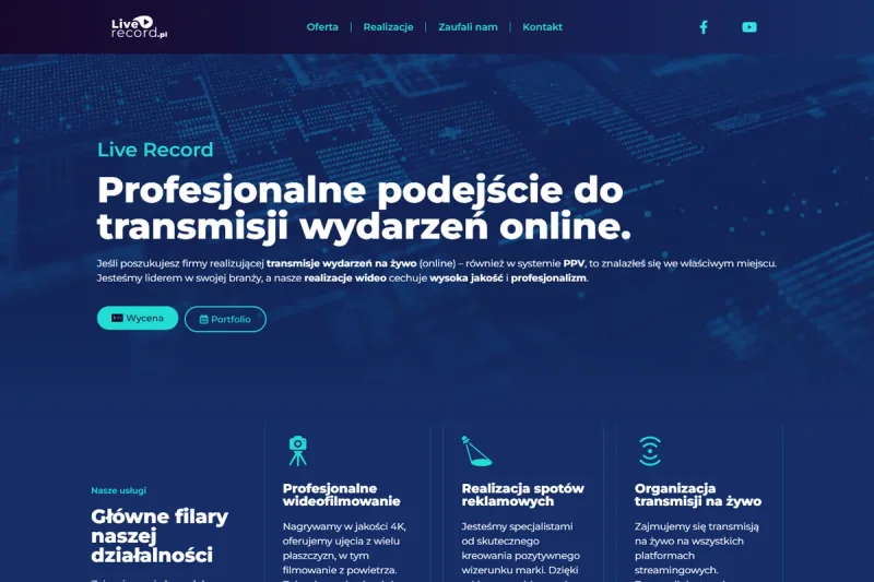 Podgląd realizacji LiveRecord