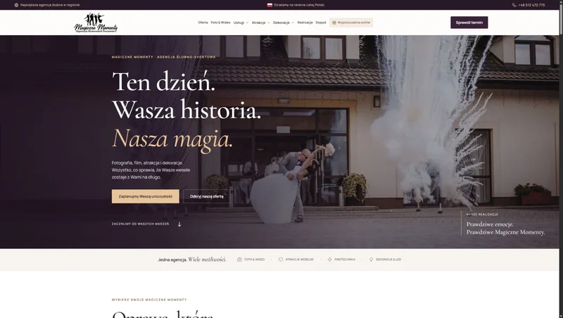 Podgląd realizacji Magiczne Momenty