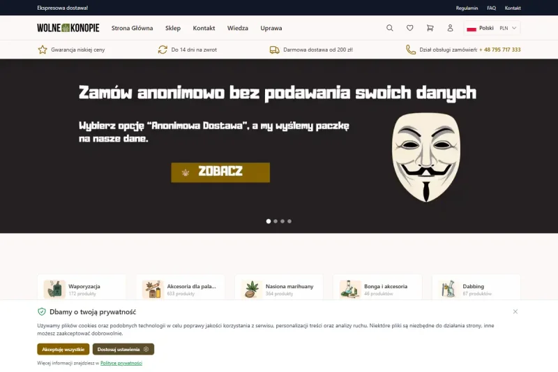 Podgląd realizacji Wolne Konopie